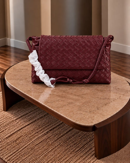 Bottega Veneta Knot Strap Shoulder Bag - Green, Burgundy, Black, Dark Grey