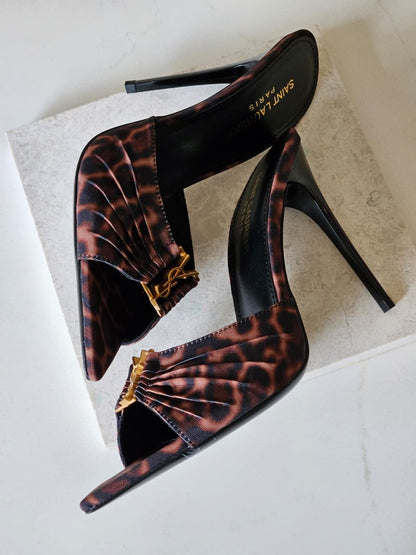 Saint Laurent Heels - Leopard Leopard Print