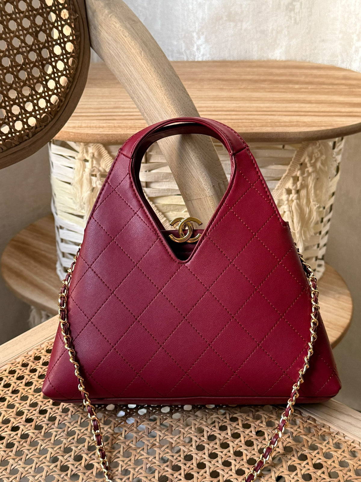 Chanel Handbag - Burgundy