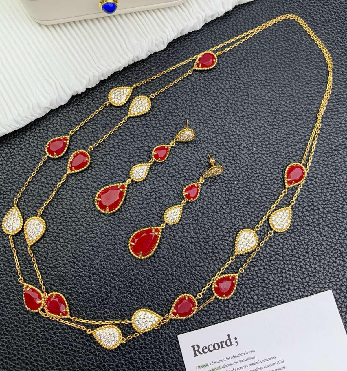 Boucheron Jewelry Set - Red