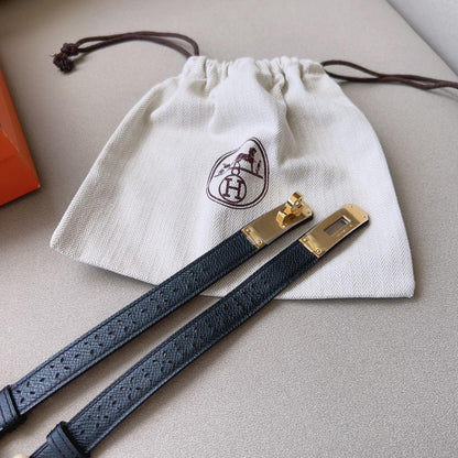 Hermes Cutout Belt - Black