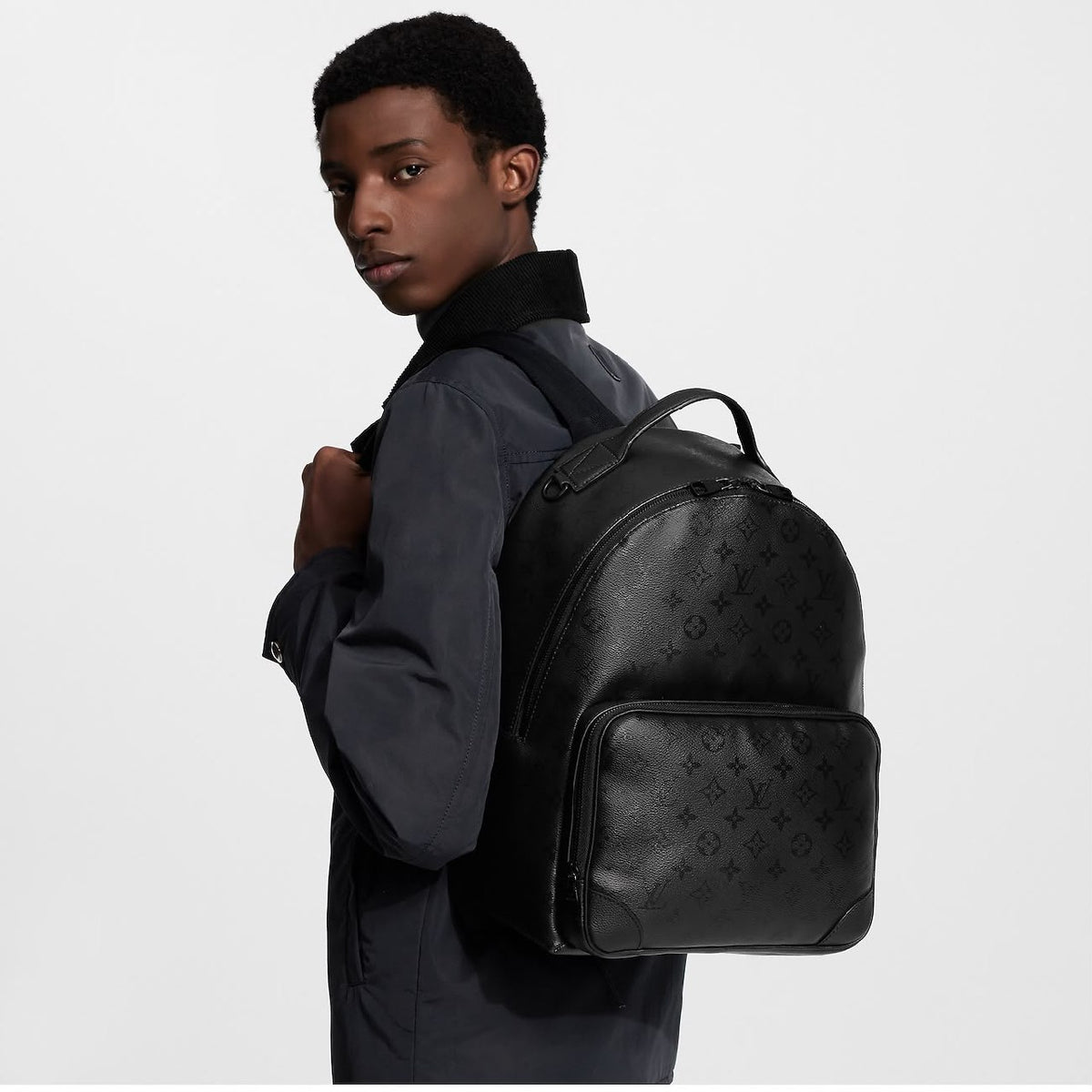 Louis Vuitton Discovery Cargo Backpack - Black Embossed