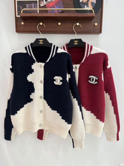Chanel Cardigan - Wine