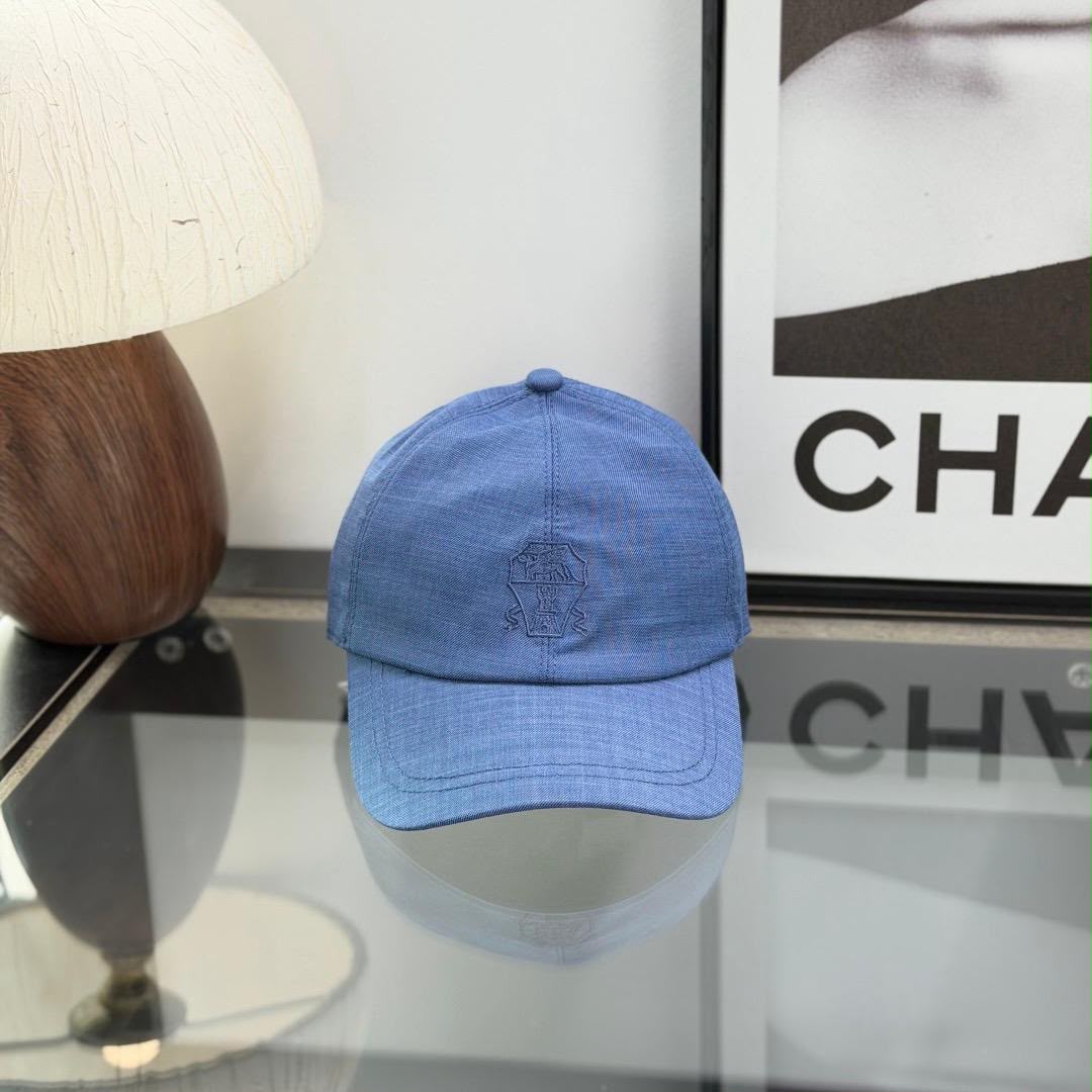 Brunello Cucinelli Cap - Blue
