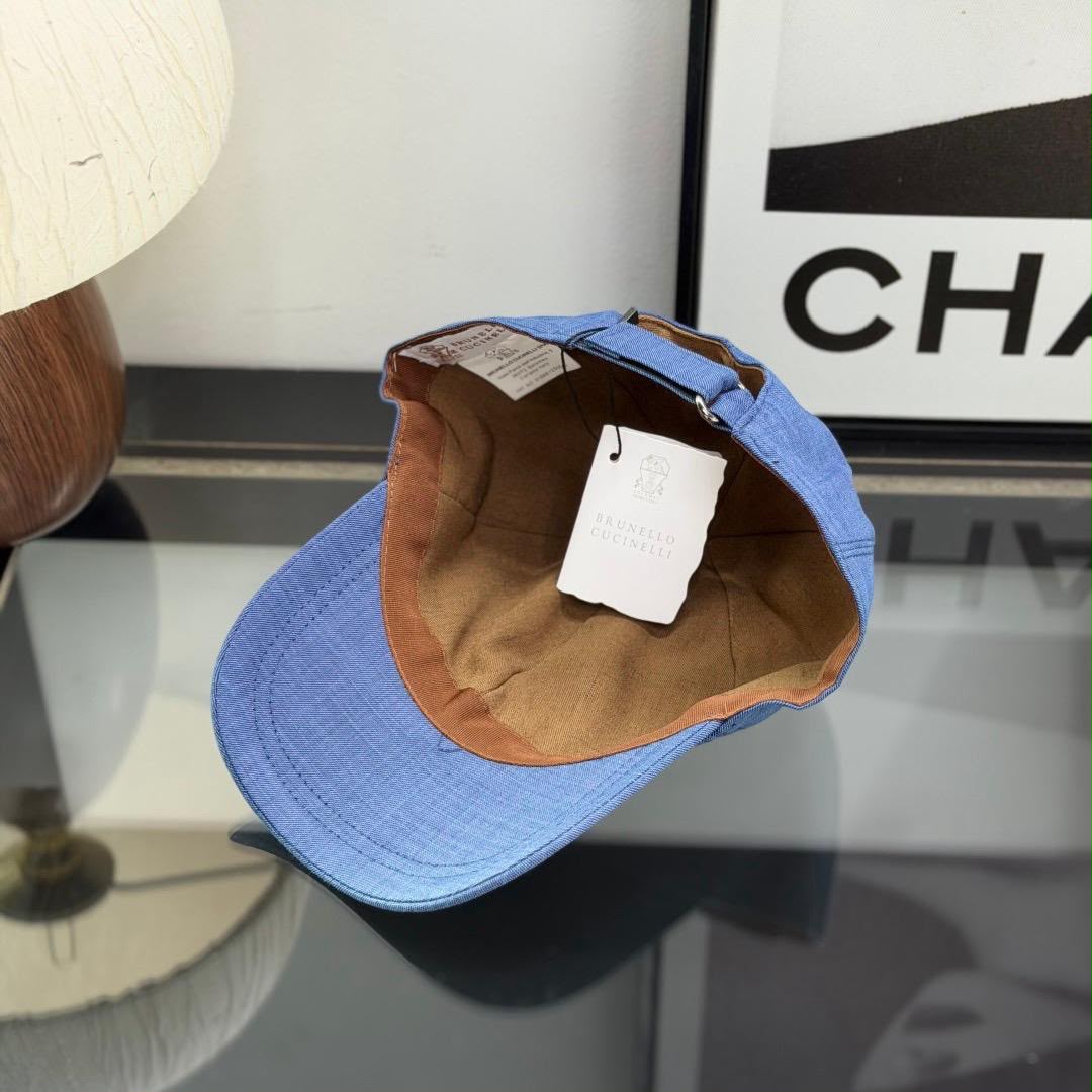 Brunello Cucinelli Cap - Blue