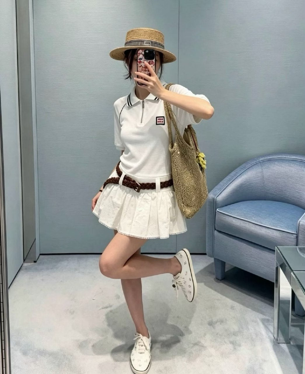 Miu Miu Polo Shirt - White
