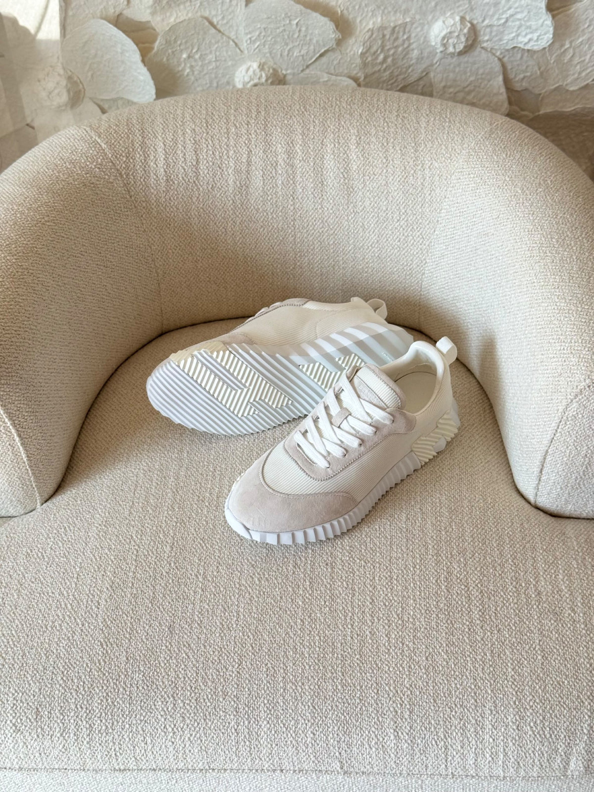 Hermès Bouncing Panel Sneakers - White