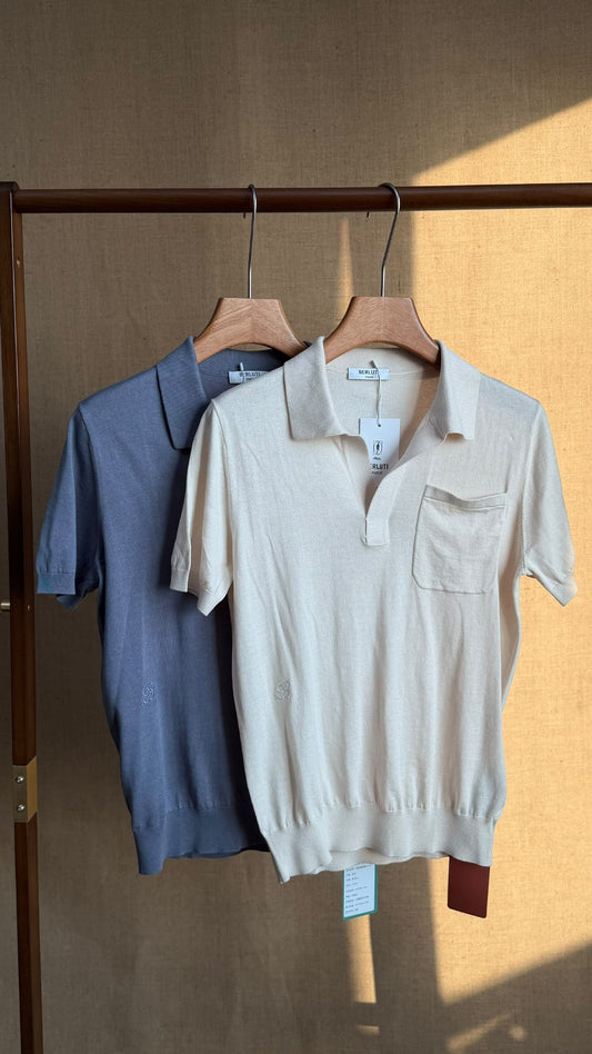Berluti Polo Shirt - White, Blue