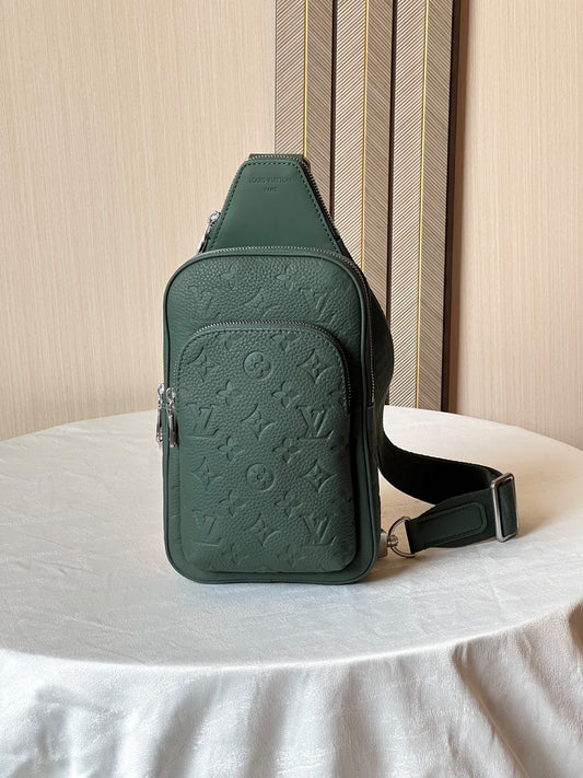 Louis Vuitton Crossbody Bag - Green Embossed