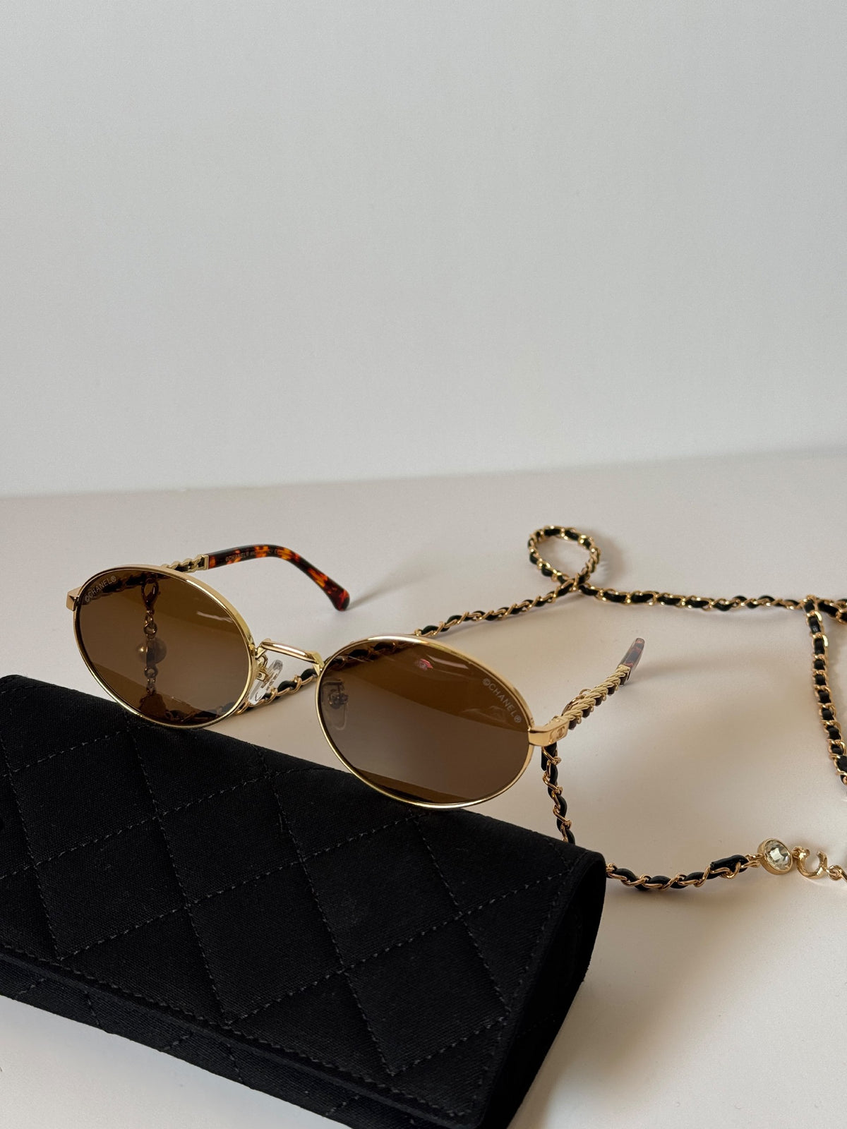 Chanel Sunglasses - Gold & Brown