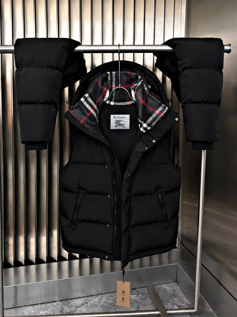 Burberry Hooded Jacket - Black