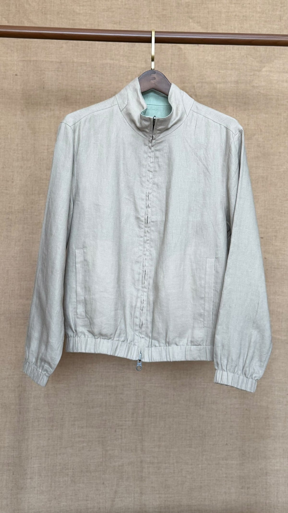 Loro Piana Bomber Jacket - Light Grey