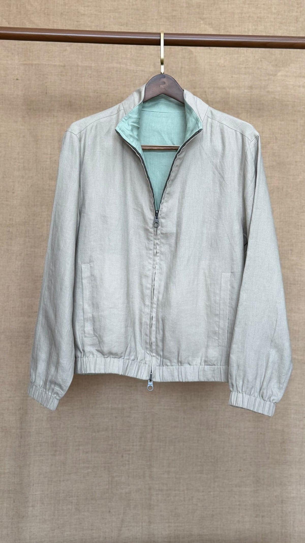 Loro Piana Bomber Jacket - Light Grey