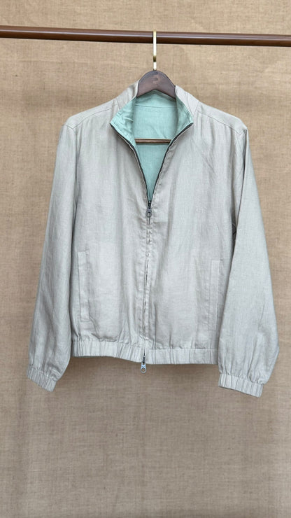 Loro Piana Bomber Jacket - Light Grey