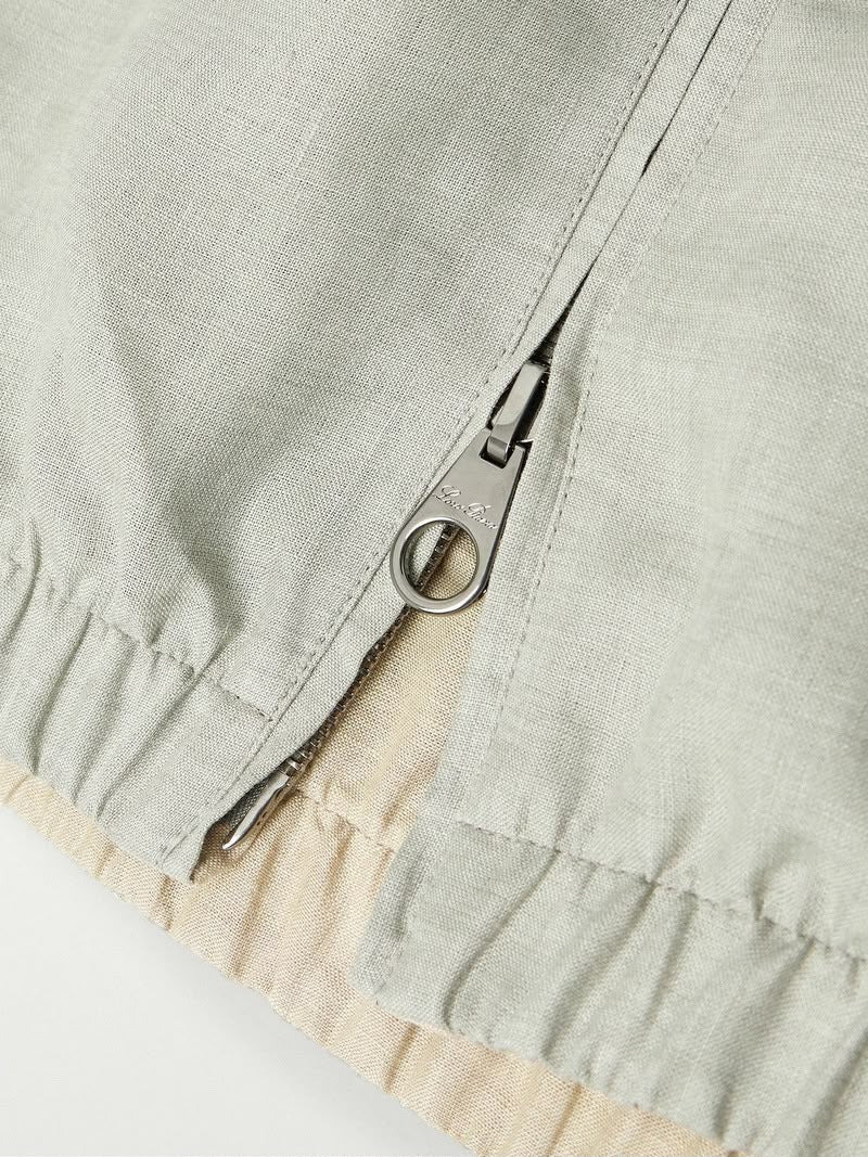Loro Piana Bomber Jacket - Light Grey
