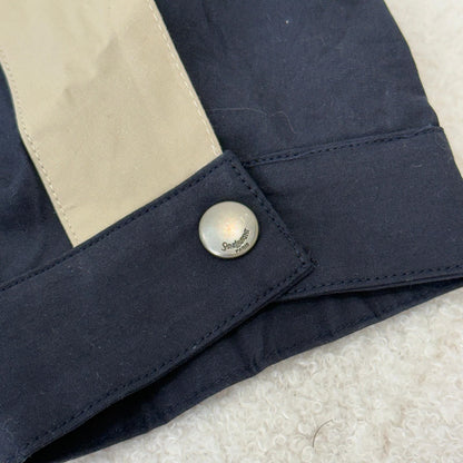 YSL High-Collar Jacket - Navy