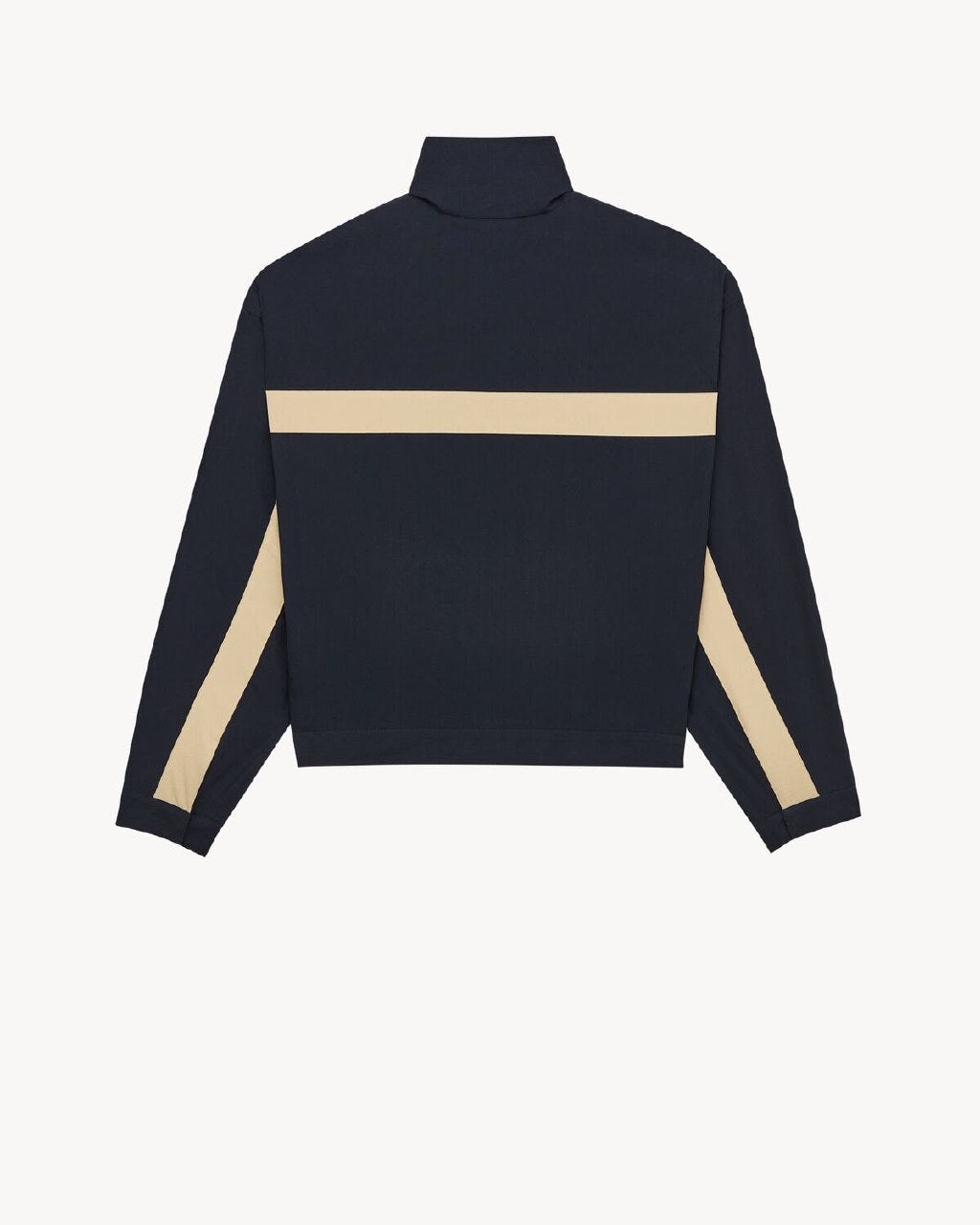 YSL High-Collar Jacket - Navy