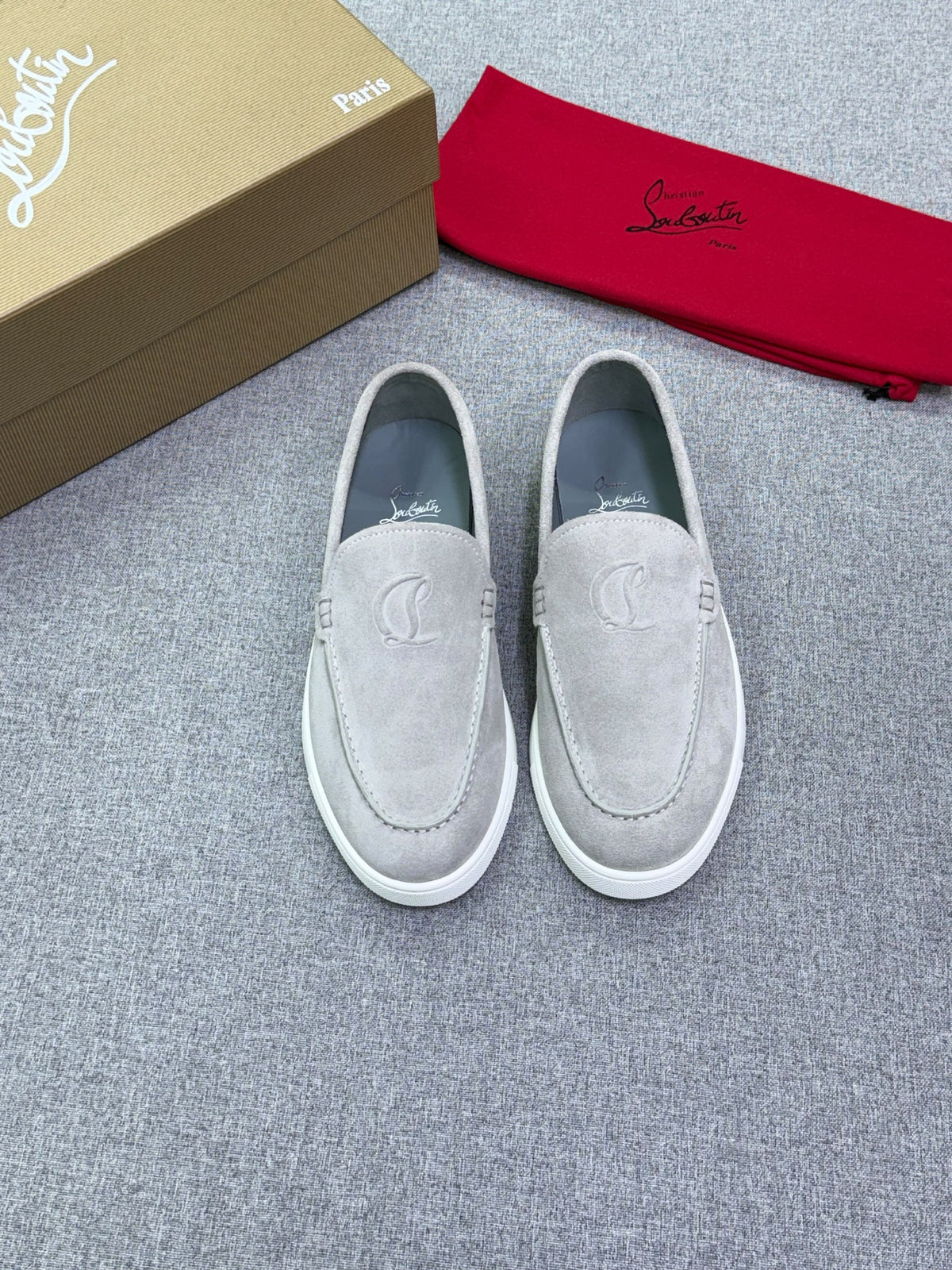 Christian Louboutin Loafers - Grey