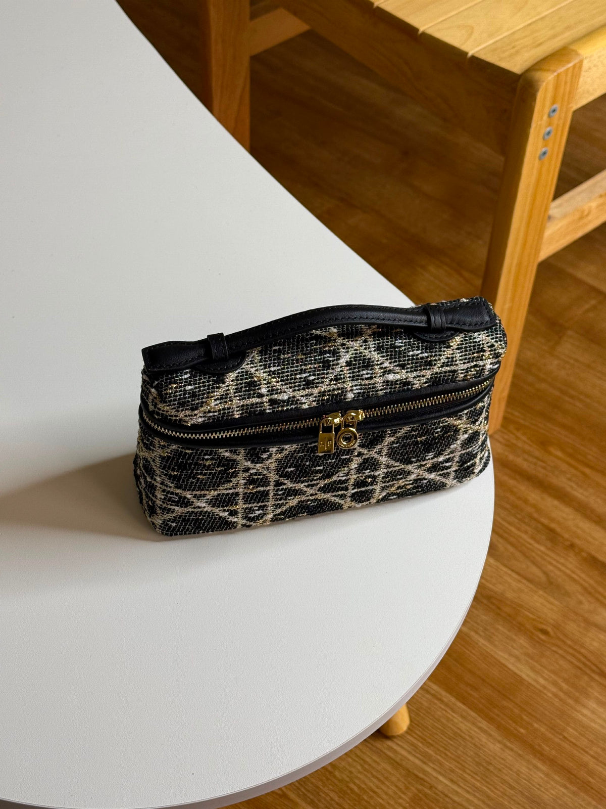 Loro Piana Makeup Bag - Black