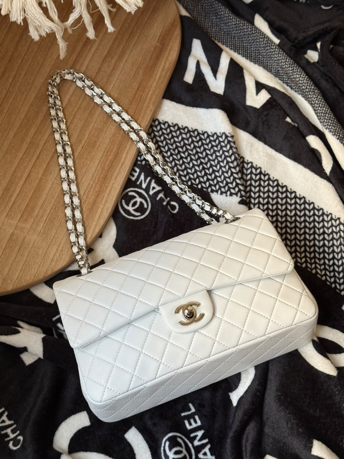 Chanel Shoulder Bag - White
