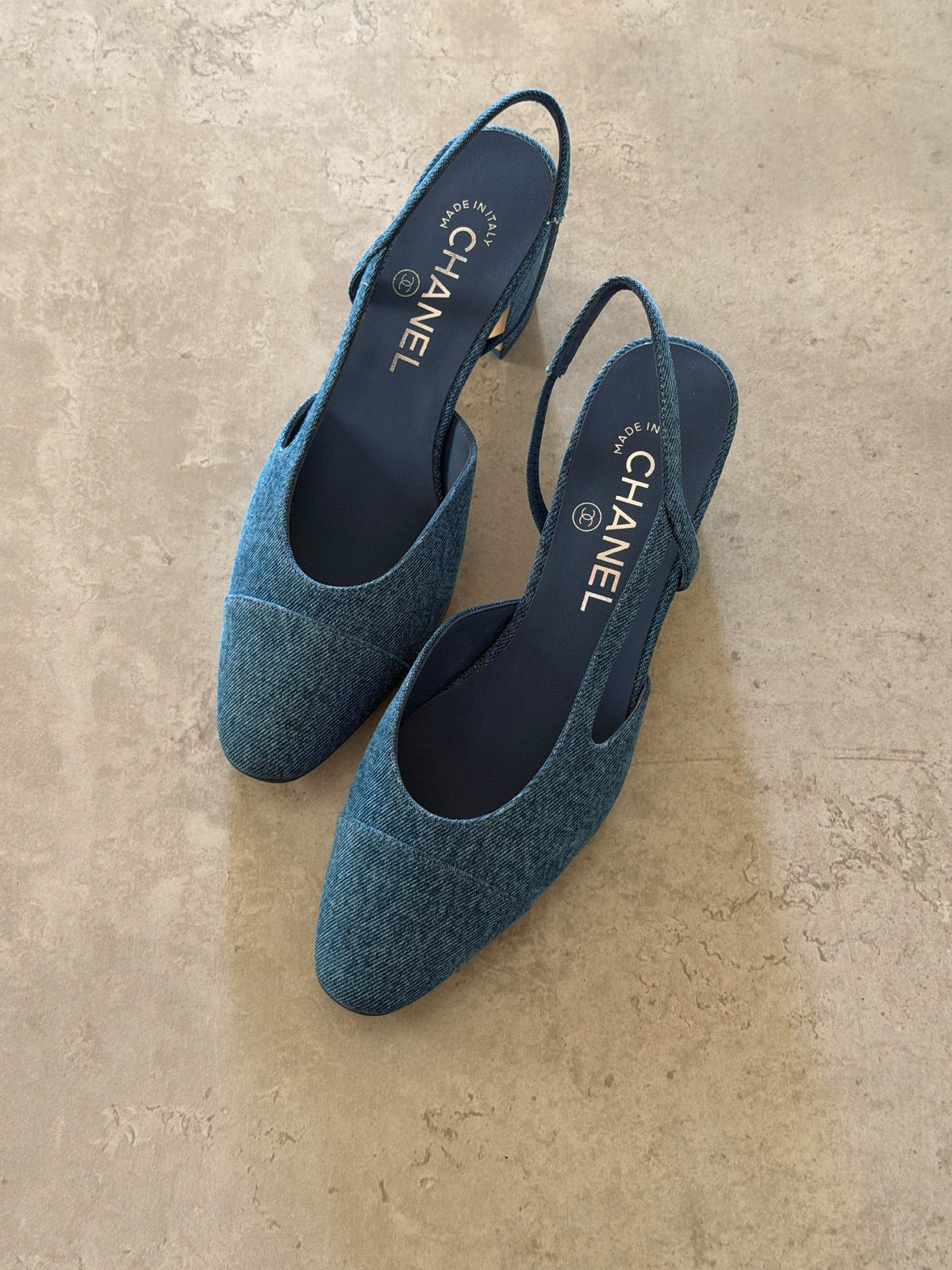 Chanel Slingback Ballerina - Blue