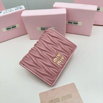 Miu Miu Card Holder - Pink, Red, Black, White
