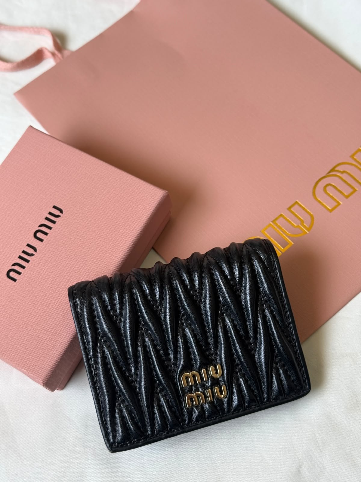 Miu Miu Card Holder - Pink, Red, Black, White