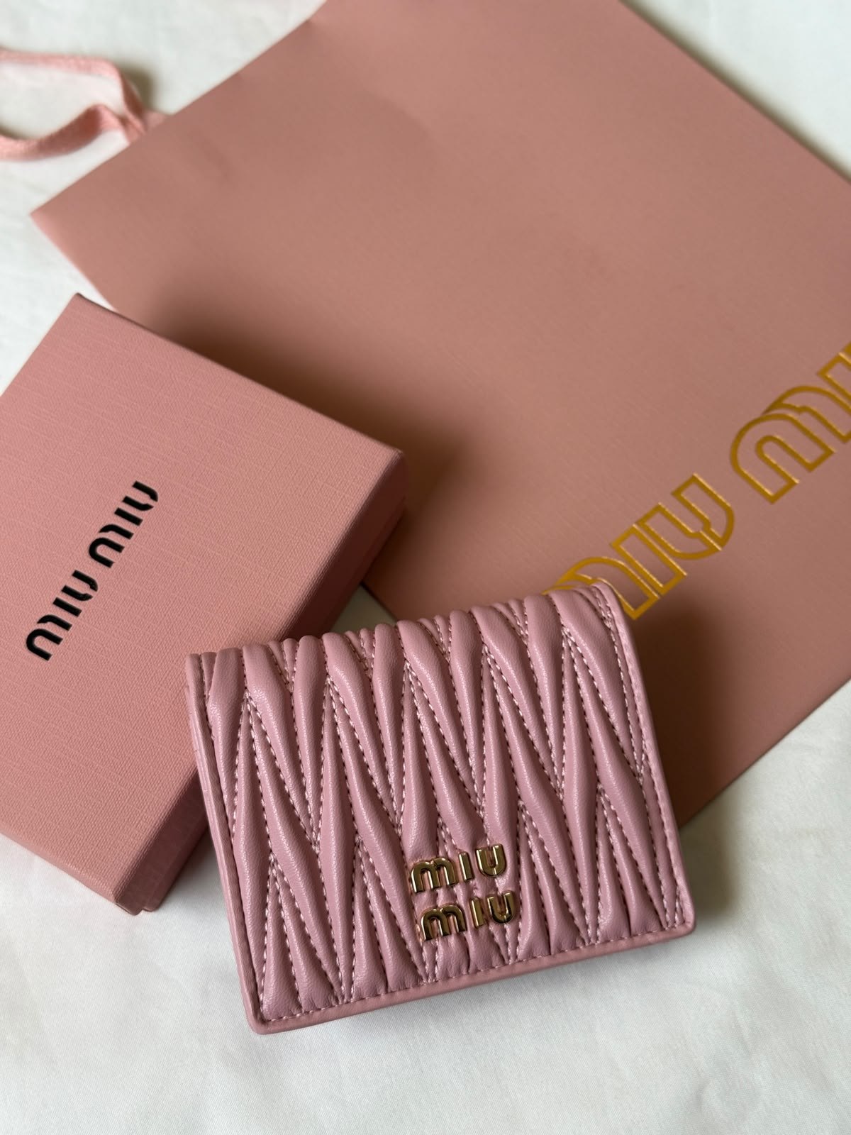 Miu Miu Card Holder - Pink, Red, Black, White