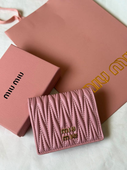 Miu Miu Card Holder - Pink, Red, Black, White
