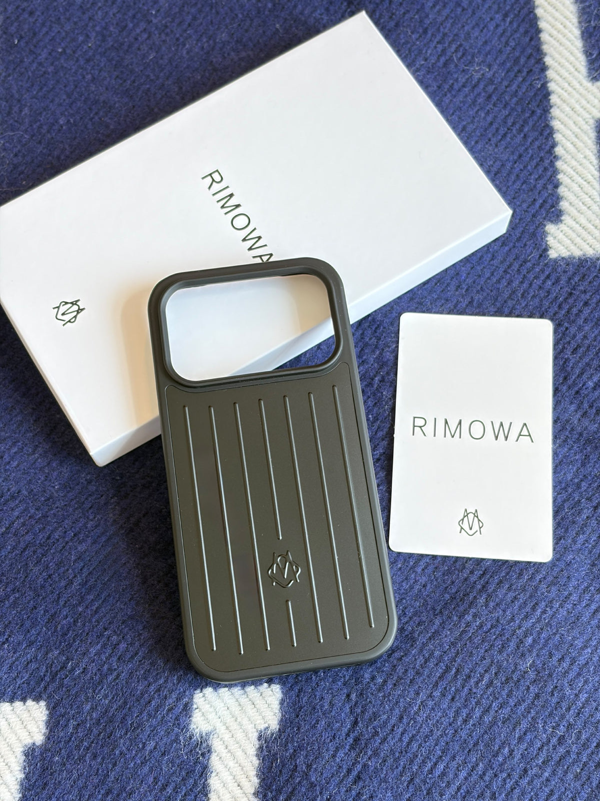 Rimowa Phone Case - Green Embossed