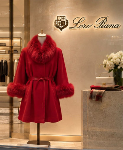 Loro Piana Coat - Red