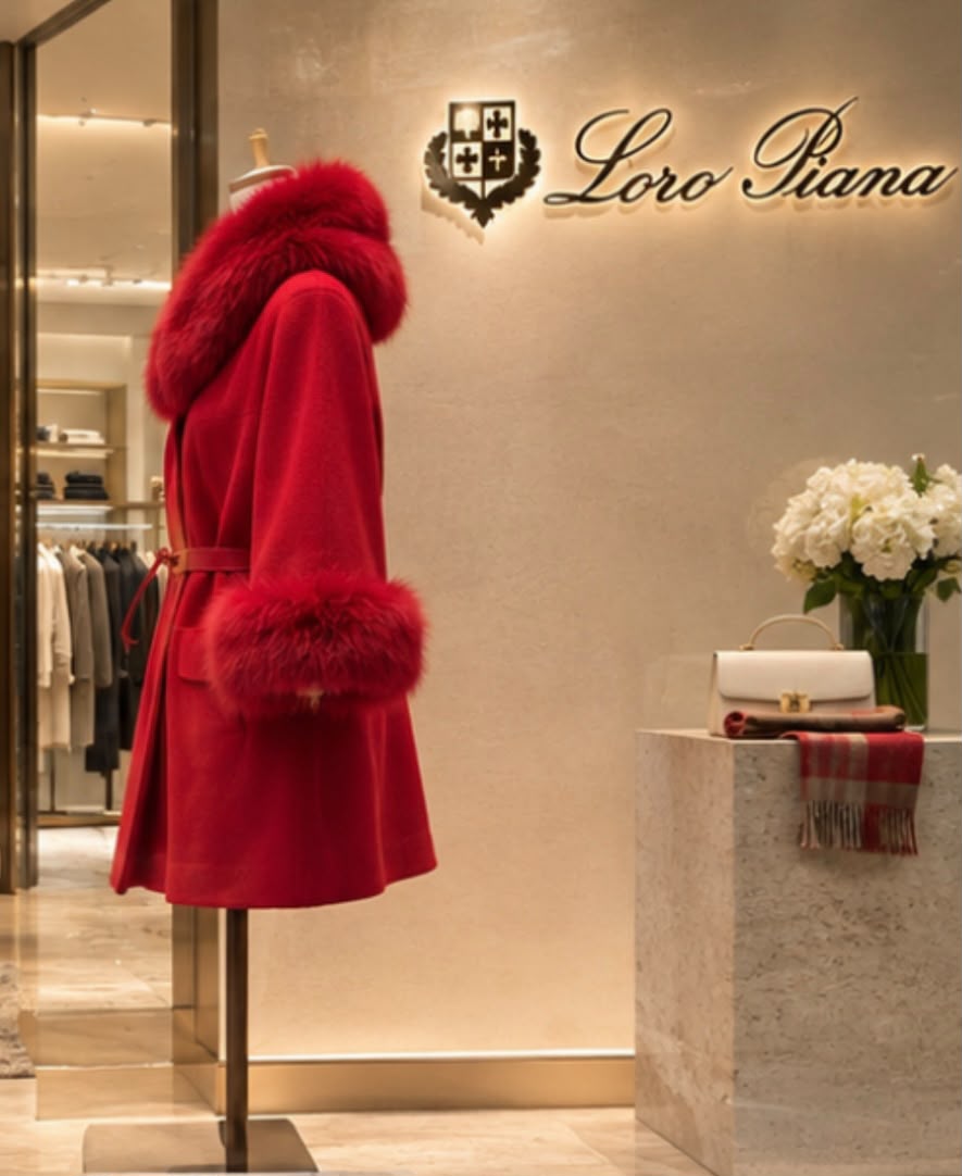 Loro Piana Coat - Red
