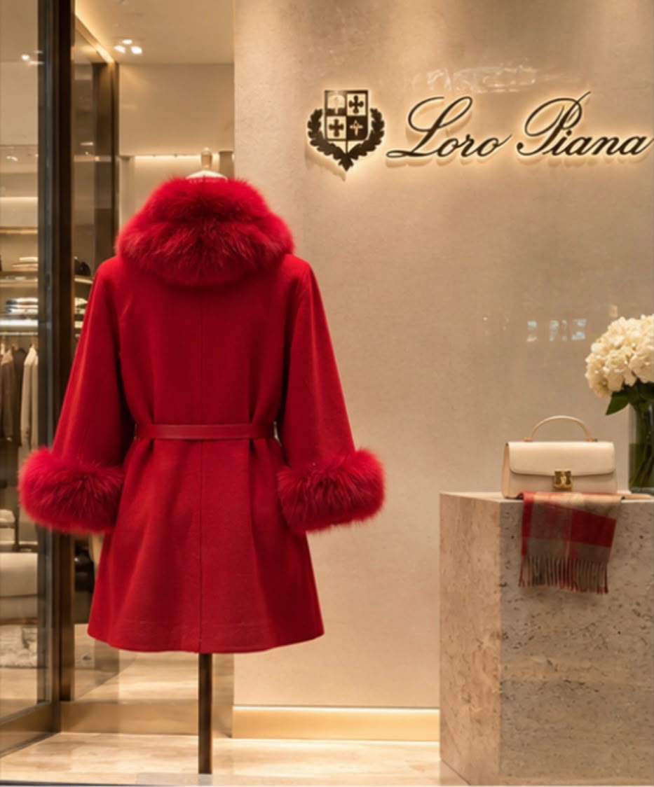 Loro Piana Coat - Red