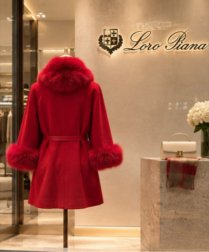 Loro Piana Coat - Red