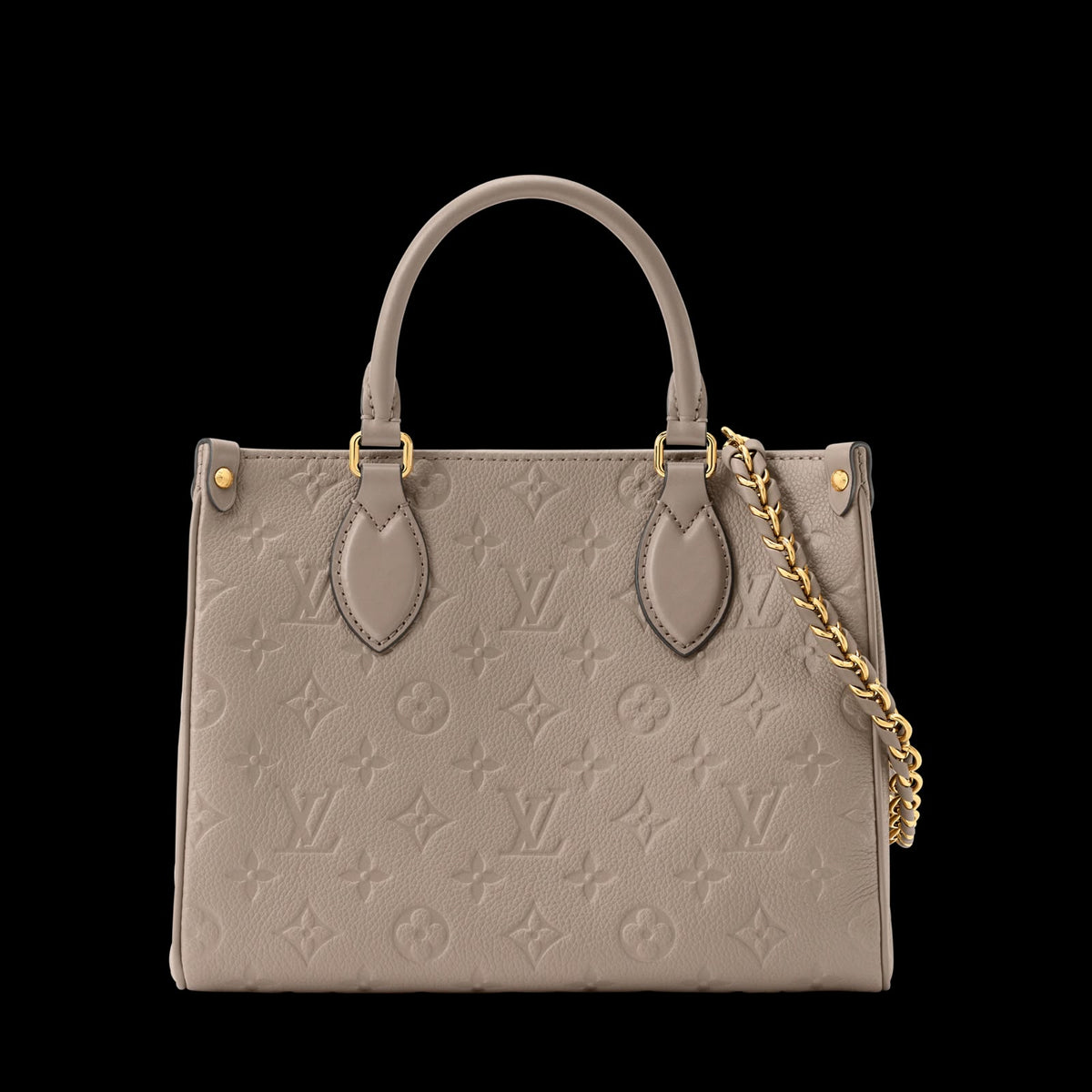Louis Vuitton Embossed Handle Tote Bag - Grey Embossed