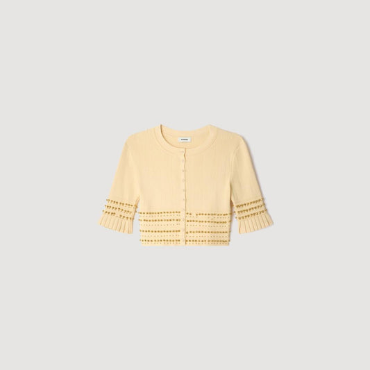 Sandro Short-Sleeve Set - Beige