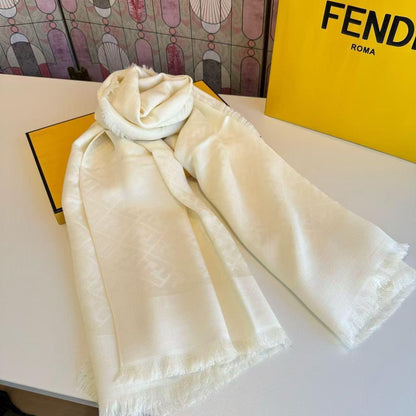 Fendi Scarf - White