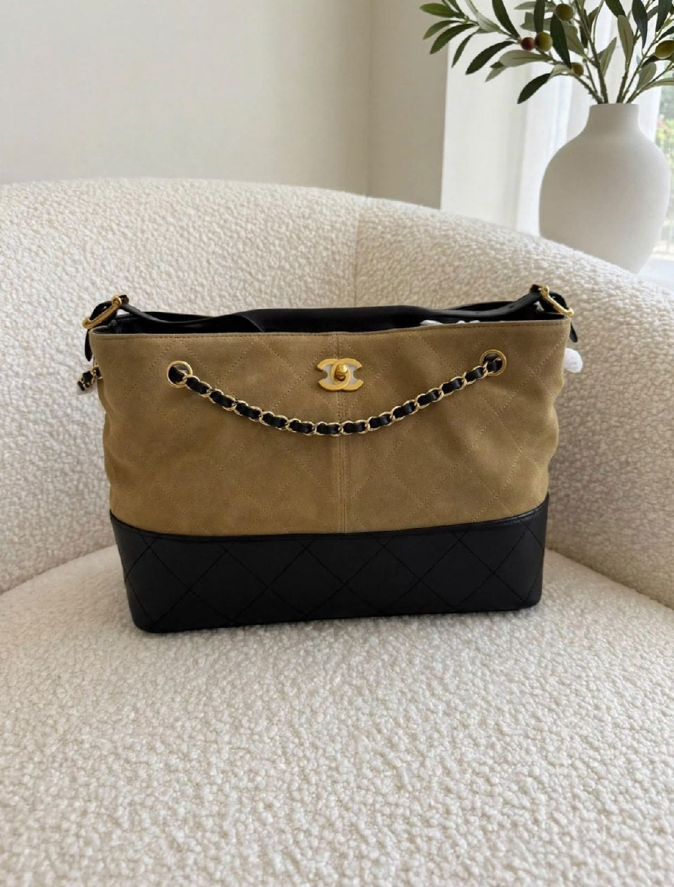 Chanel Quilted Chain Shoulder Bag - Burgundy, Green, Grey, Beige, Brown, Light Brown