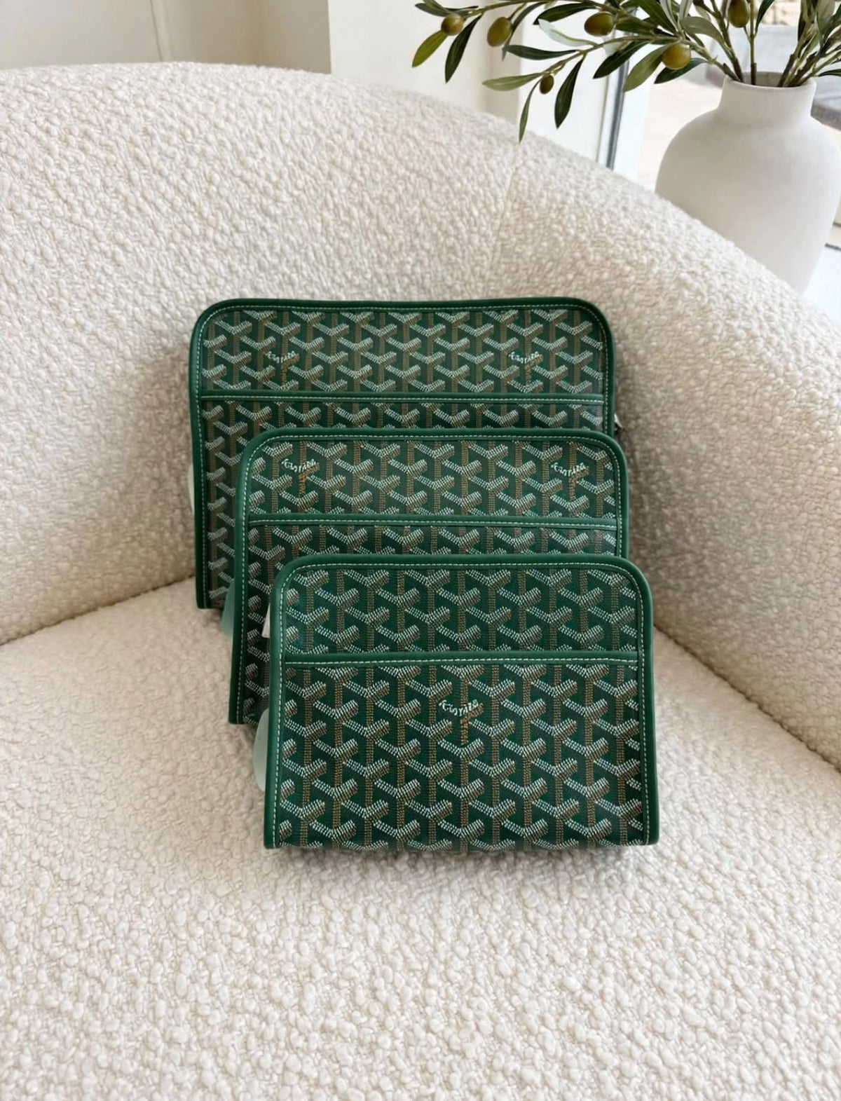 Goyard Clutch - Green