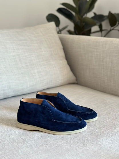 Loro Piana Slip-On Boots - Navy