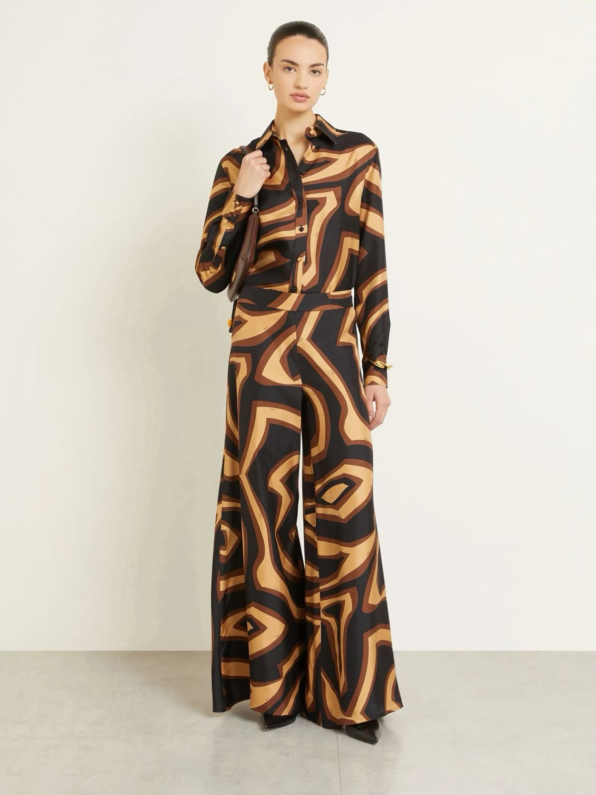 Emilio Pucci Geometric Set - Brown