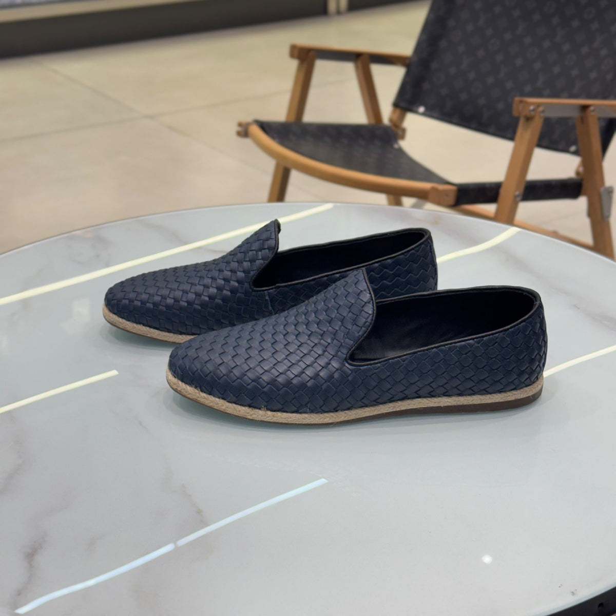 Bottega Veneta Loafers - Navy