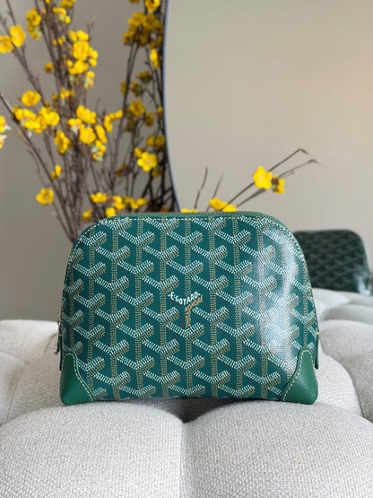 Goyard Makeup Bag - Green, Dark Grey, Blue, Orange, Burgundy, Navy