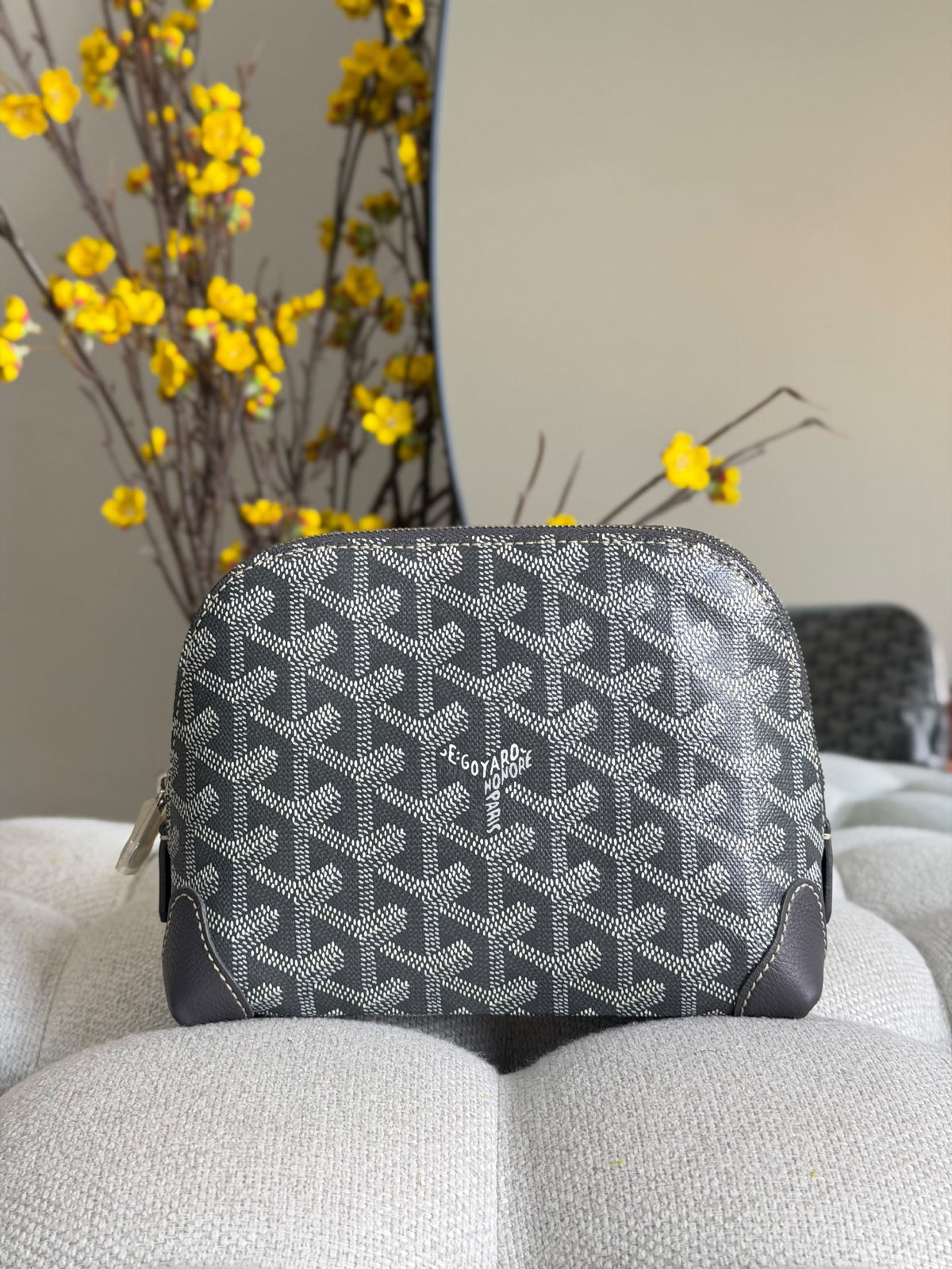 Goyard Makeup Bag - Green, Dark Grey, Blue, Orange, Burgundy, Navy