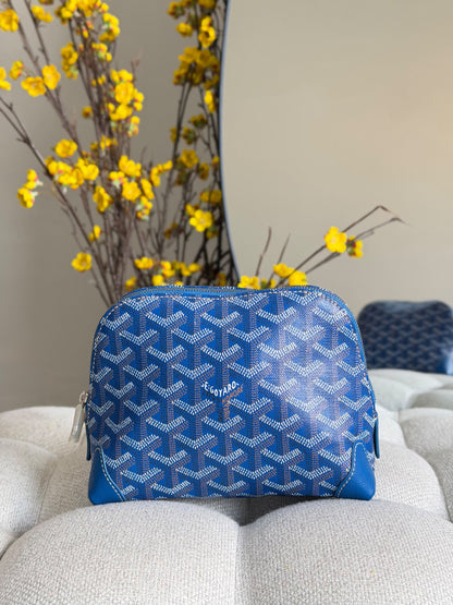Goyard Makeup Bag - Green, Dark Grey, Blue, Orange, Burgundy, Navy