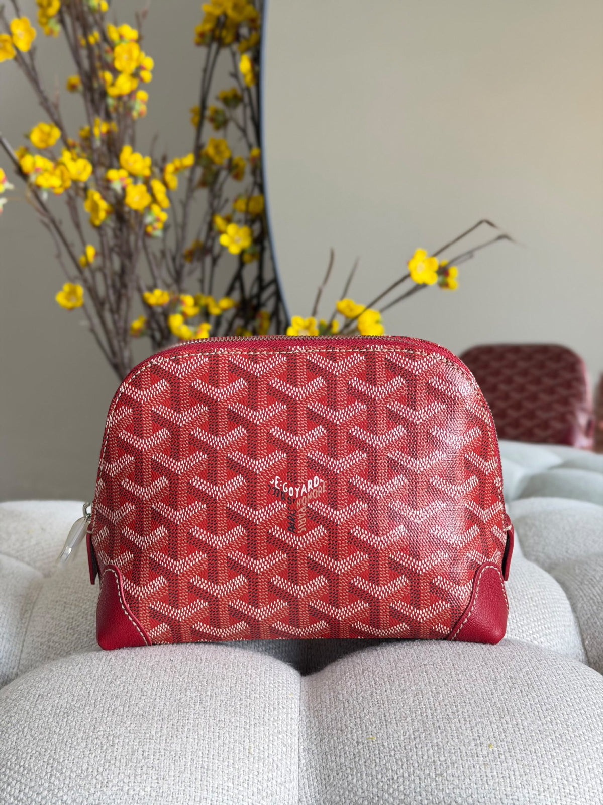 Goyard Makeup Bag - Green, Dark Grey, Blue, Orange, Burgundy, Navy
