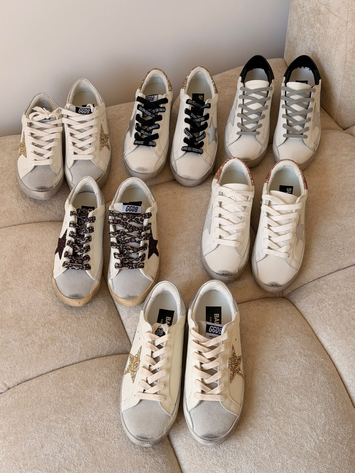 Golden Goose Sneakers - Beige & Leopard Leopard Print