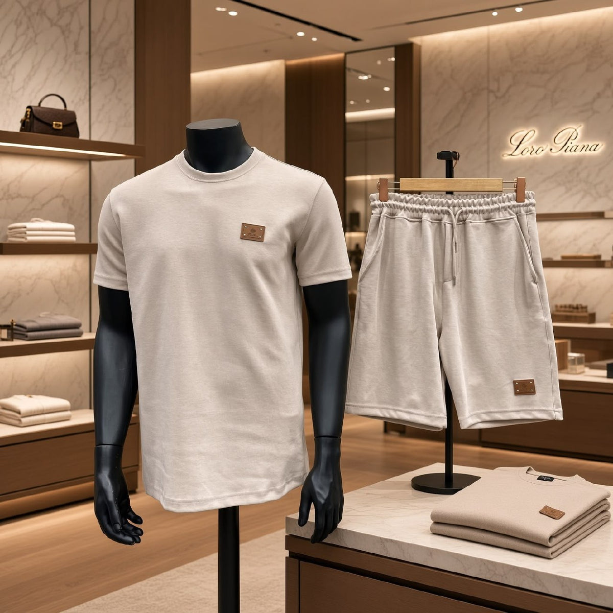 Loro Piana Patch Set - Black, Beige, White