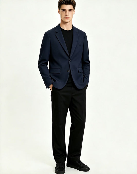 Loro Piana Blazer - Navy, Beige