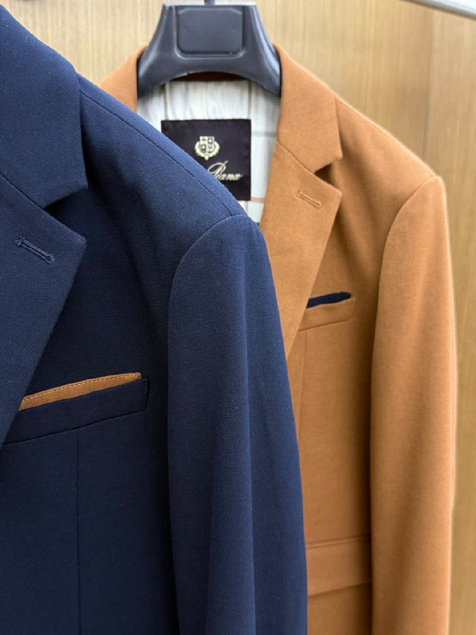 Loro Piana Blazer - Navy, Beige